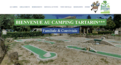Desktop Screenshot of campingtartarin.fr